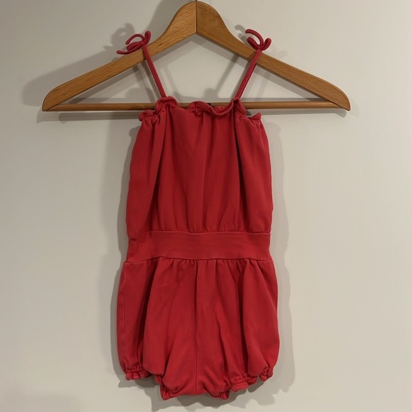 RALPH LAUREN Infant Girls 18mo Cotton Tank Sleeveless Bubble Romper - Picture 5 of 5